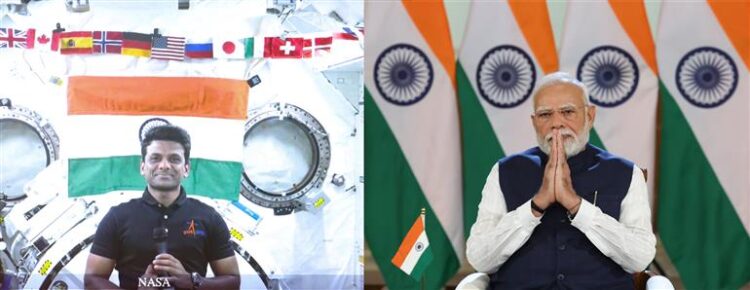 PM Modi interacts with Group Captain Shubhanshu Shukla, first Indian aboard the International Space Station