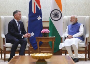 Deputy Prime Minister and Minister for Defence of Australia calls on Prime Minister Modi