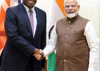United Kingdom Foreign Secretary Rt Hon David Lammy calls on Prime Minister Shri Narendra Modi