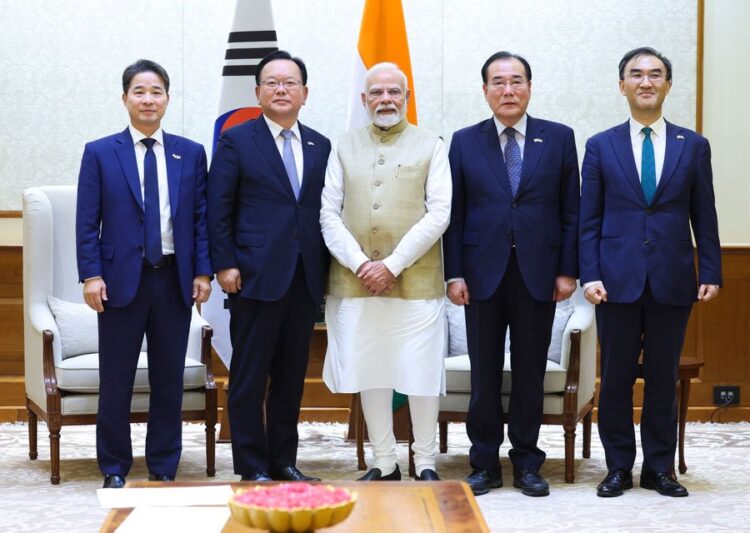 Delegation of Special Envoys from the Republic of Korea meets Prime Minister