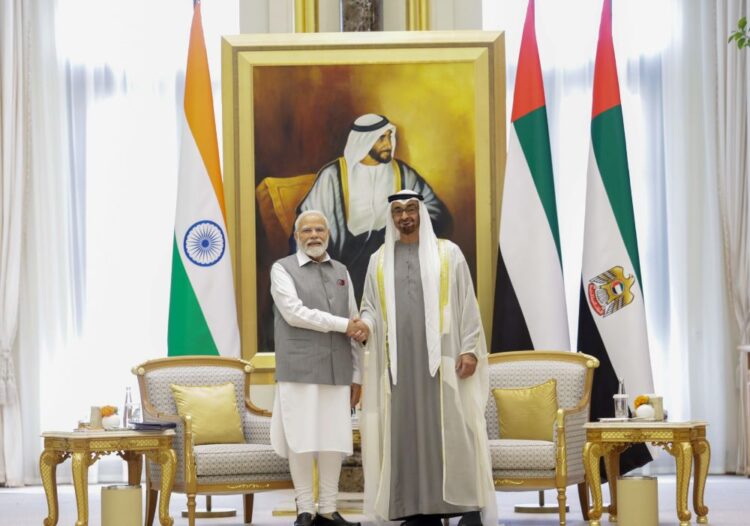 Prime Minister Modi and UAE President His Highness Mohammed bin Zayed reaffirm commitment to deepen Compressive Strategic Partnership