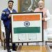Shubhanshu Shukla meets PM Modi, gifts tricolour he carried into space