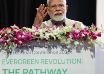 Prime Minister Shri Narendra Modi addresses the M.S. Swaminathan Centenary International Conference