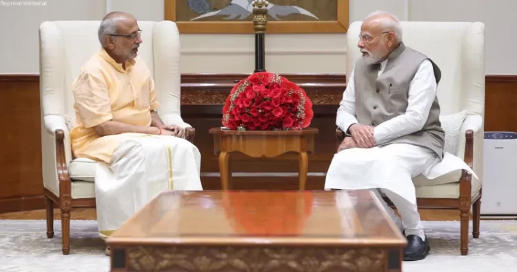 PM urges Opposition to support CP Radhakrishnan for Vice President post