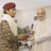 HM Amit Shah Felicitates Security Personnel Involved In Op Mahadev, Praises Their Bravery