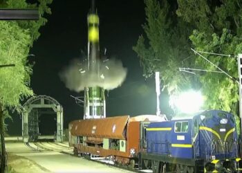 DRDO carries out the successful launch of Intermediate Range Agni-Prime Missile from a Rail based Mobile launcher system