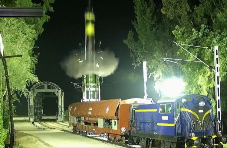 DRDO carries out the successful launch of Intermediate Range Agni-Prime Missile from a Rail based Mobile launcher system