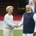 PM Narendra Modi holds a joint telephone call with President of the European Council Antonio Costa and President of the European Commission Ursula von der Leyen