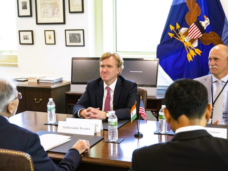 China Committee Chairman Meets Indian Envoy To US, Hails India As ‘Essential Partner’