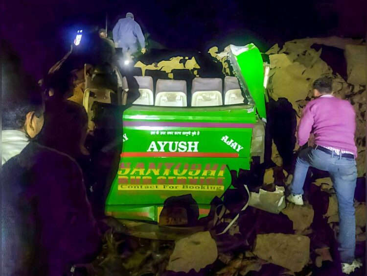 Himachal: 18 Killed As Landslide Hits Bus; Rescue Operation Underway For Missing