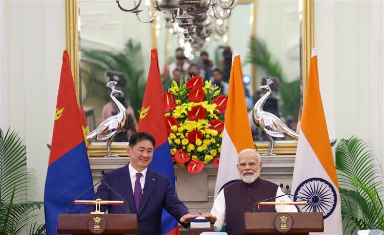 PM Modi holds meeting with Mongolian President Khurelsukh Ukhnaa, hails 70 years of bilateral ties