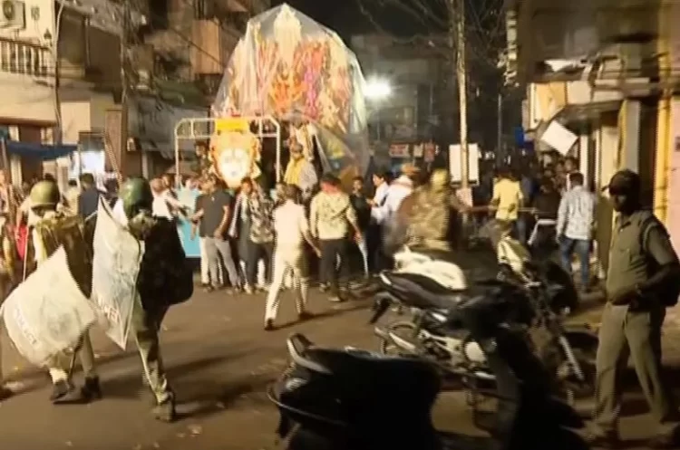 Clashes During Durga Idol immersion In Cuttack; DCP Among 6 Injured