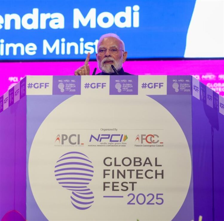 Prime Minister Shri Narendra Modi addresses the Global Fintech Fest 2025 in Mumbai