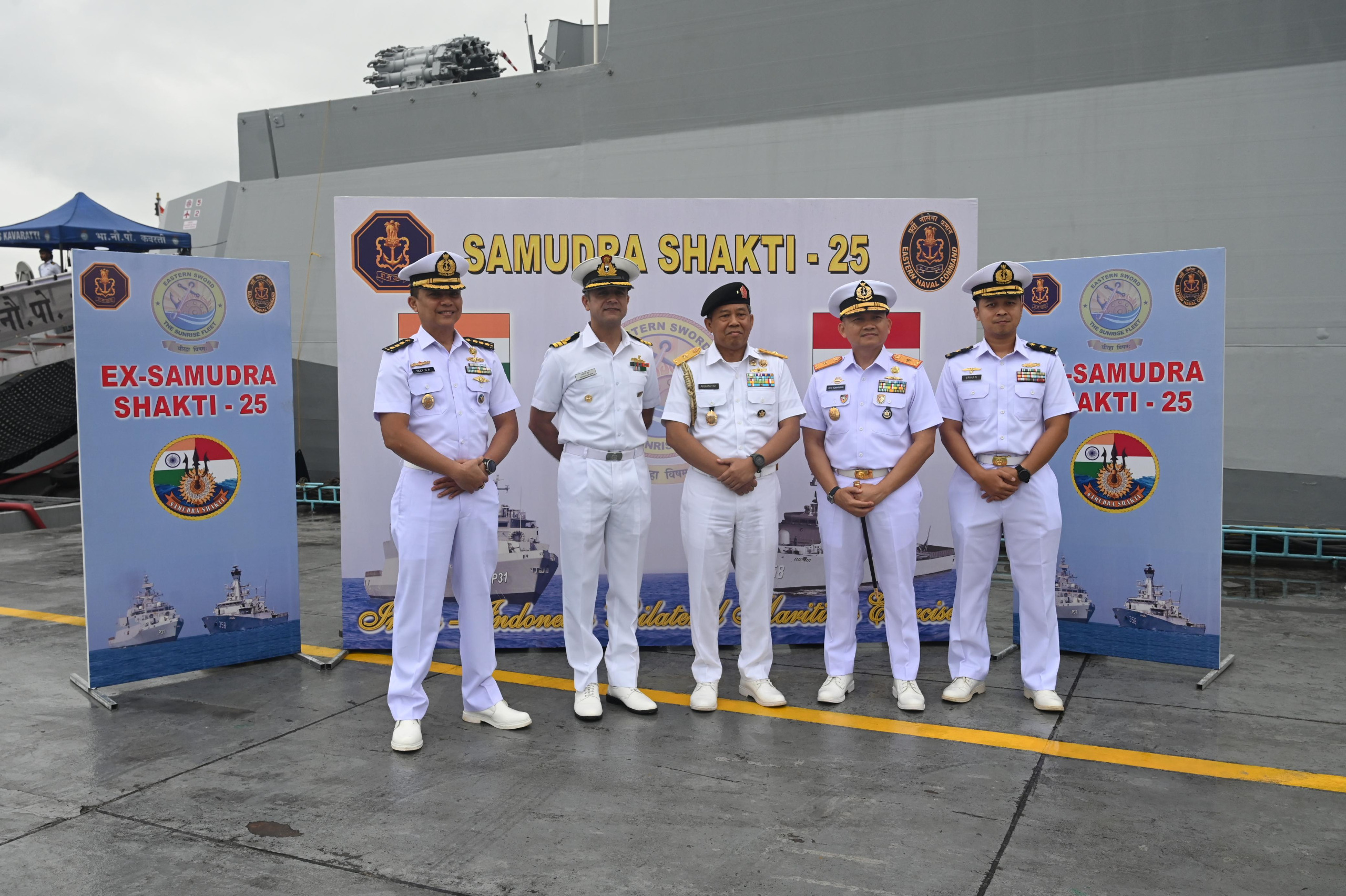 Indian Navy Hosts Fifth Edition Of Bilateral Exercise ‘Samudra Shakti’ – 2025 With Indonesian Navy At Visakhapatnam.