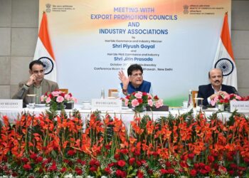 Union Minister of Commerce and Industry Shri Piyush Goyal Chairs Meeting with Export Promotion Councils and Industry Associations
