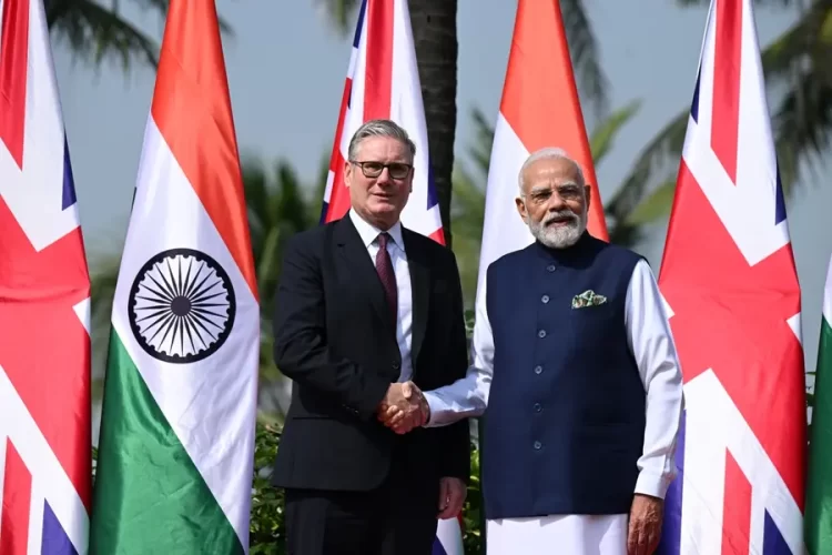 PM Modi Meets Keir Starmer In Mumbai For Strengthening India-UK Ties