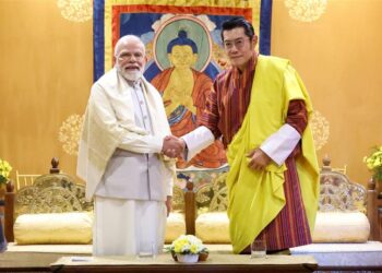 Prime Minister Modi receives audience with the King of Bhutan