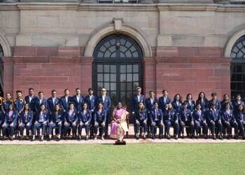President Droupadi Murmu Hosts Women’s ODI WC-Winning Indian Team At Rashtrapati Bhavan