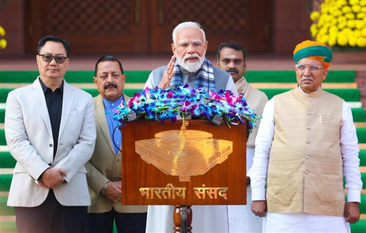 Prime Minister Shri Narendra Modi's remarks at the beginning of the Winter Session of 2025