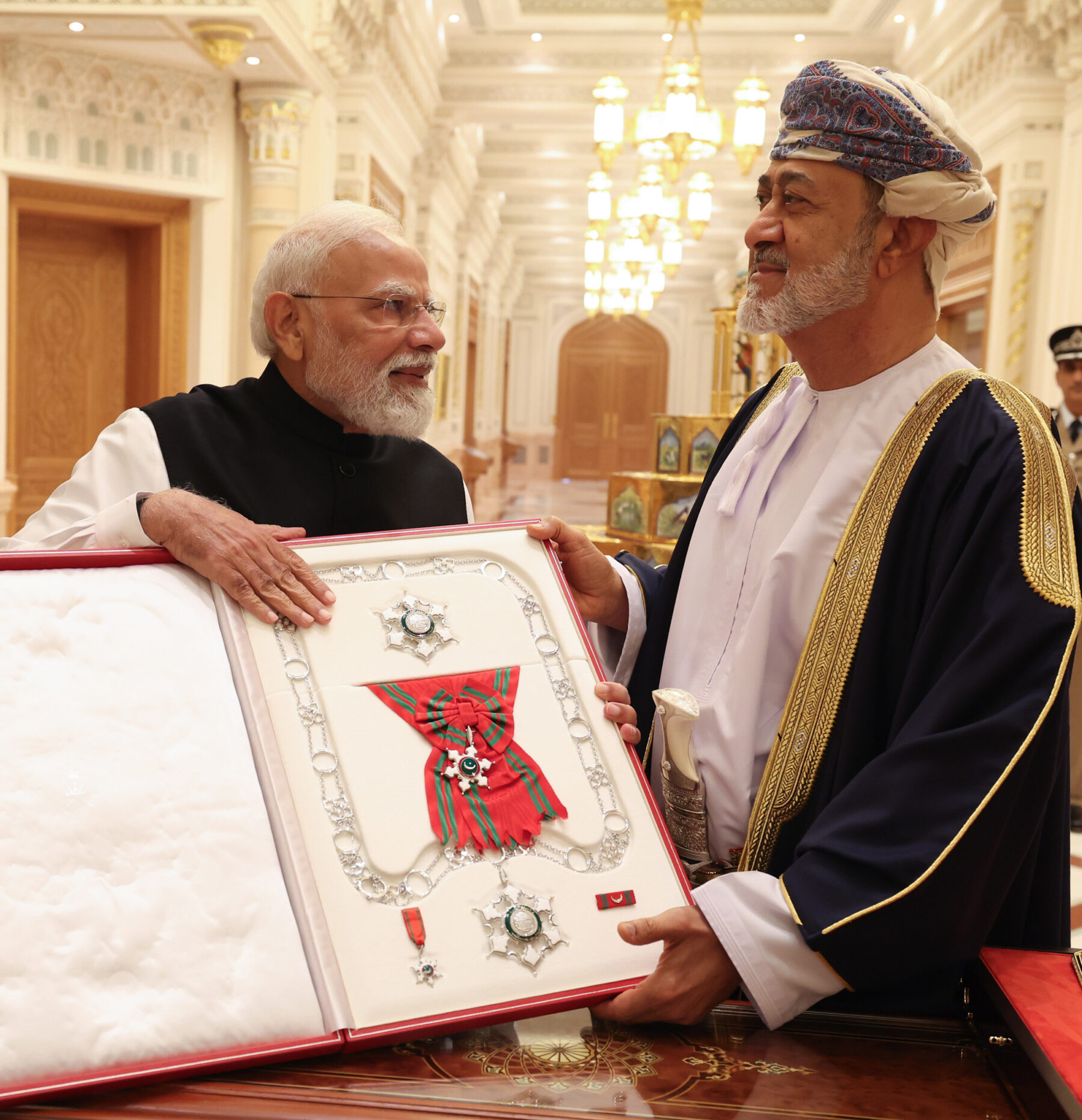 Prime Minister Modi conferred with the Order of Oman
