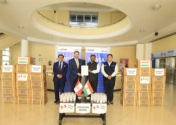 Solidarity With Global South: India Delivers 250,000 Saline Bottles To Peru