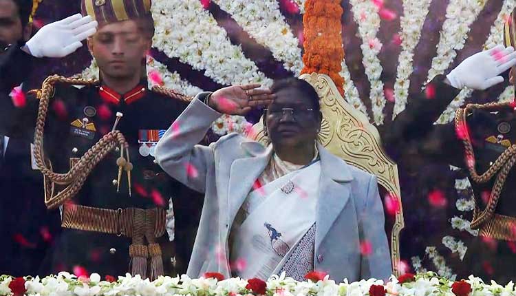 President Murmu unfurls national flag at Kartavya Path on Republic Day