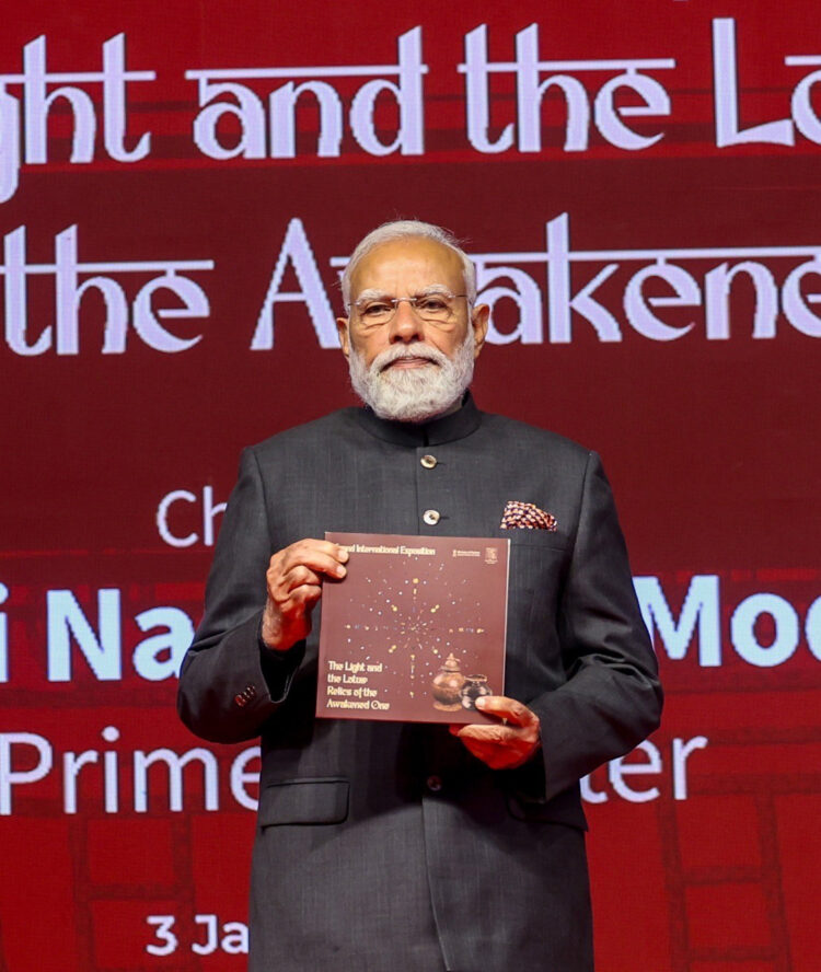 Prime Minister Shri Narendra Modi inaugurates Grand International Exposition of Sacred Piprahwa Relics related to Bhagwan Buddha in New Delhi