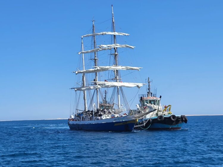 INS SUDARSHINI MARKS HISTORIC PORT CALL AT SAFAGA, EGYPT DURING LOKAYAN-26