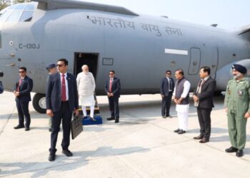 PM Modi Inaugurates Emergency Landing Facility On Assam Highway