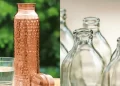 Copper vs glass water bottles: Which one is better for your health?