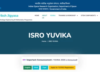 ISRO YUVIKA 2026: Registration ends tomorrow for fully-funded young scientist programme at jigyasa.iirs.gov.in