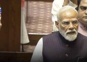 Prime Minister Shri Narendra Modi addresses the Rajya Sabha on the ongoing conflict in West Asia