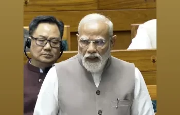 Prime Minister Shri Narendra Modi addresses the Lok Sabha on the ongoing conflict in West Asia