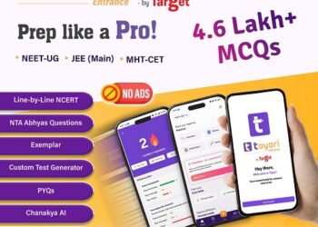 Tayari Entrance App by Target Learning Ventures, Now Launched for NEET, JEE, and MHT-CET Aspirants, Helps them Prep like a Pro