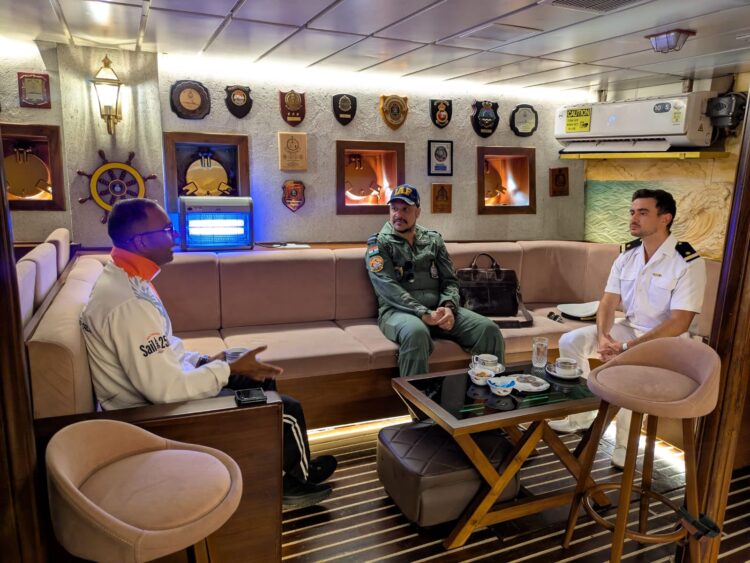 IN A HISTORIC FIRST, INS SUDARSHINI ARRIVES AT LAS PALMAS, SPAIN