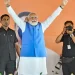 PM Modi Holds Mega Road Show In Siliguri After Three Rallies
