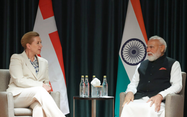 Prime Minister’s meeting with Acting Prime Minister of Denmark on the margins of the 3rd India-Nordic Summit