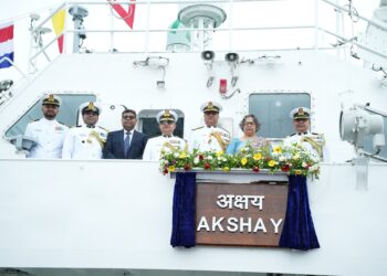 ICGS Akshay Commissioned into Bharatiya Tatrakshak Fleet