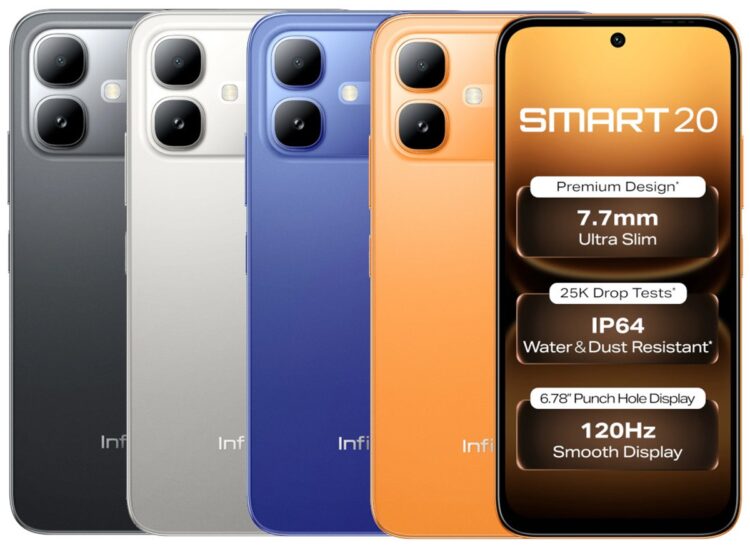 Infinix Smart 20 launched in India: 120Hz display, AI features and 5200mAh battery