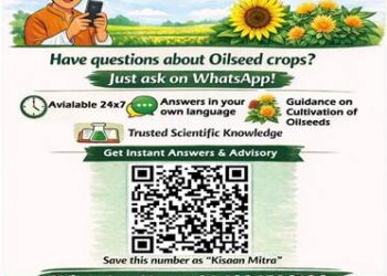 'Oilseeds Kisaan Mitra', India's First Nationwide WhatsApp AI Advisory for Oilseed Farmers