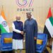 Prime Minister meets President of the United Arab Emirates on the sidelines of the G7 Summit