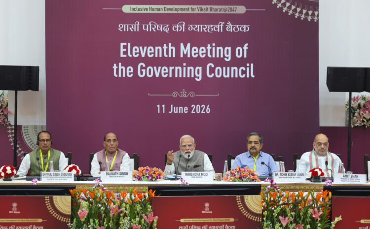 PM chairs 11th Governing Council Meeting of NITI Aayog