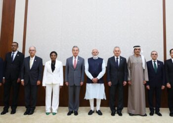 Prime Minister Shri Narendra Modi meets National Security Advisors and senior security officials of BRICS Countries