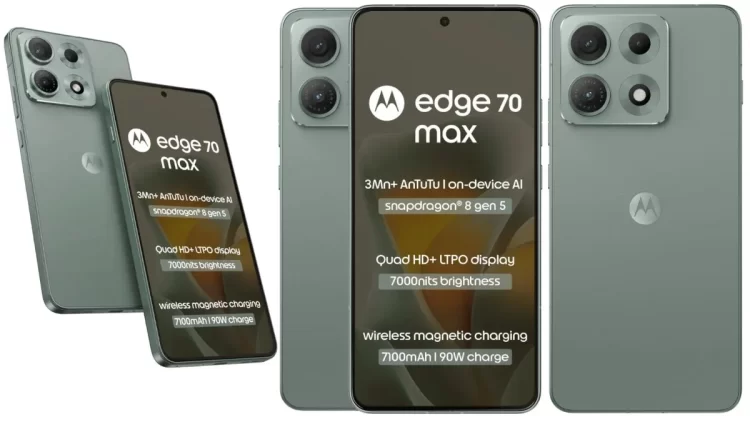 Motorola Edge 70 Max launched at Rs 49999: 7100mAh battery with 90W charging and flagship AI features