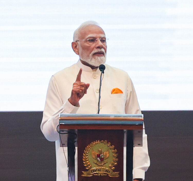 Prime Minister addresses the Parliament of Indonesia