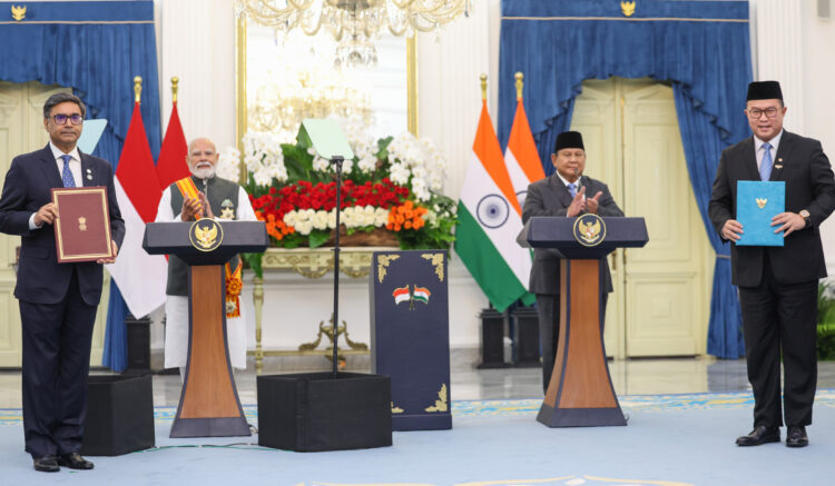 India-Indonesia Joint Statement on the State Visit by Prime Minister of India to Indonesia