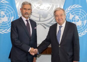 EAM Jaishankar Meets UN Chief Guterres; Discusses West Asia, Ukraine
