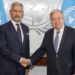 EAM Jaishankar Meets UN Chief Guterres; Discusses West Asia, Ukraine