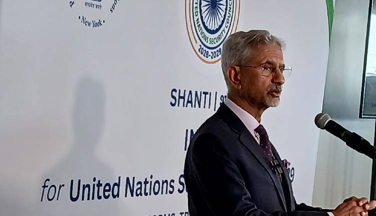 EAM Jaishankar Launches India’s Bid For UNSC Election With 6-Point Manifesto Centered On ‘Shanti’