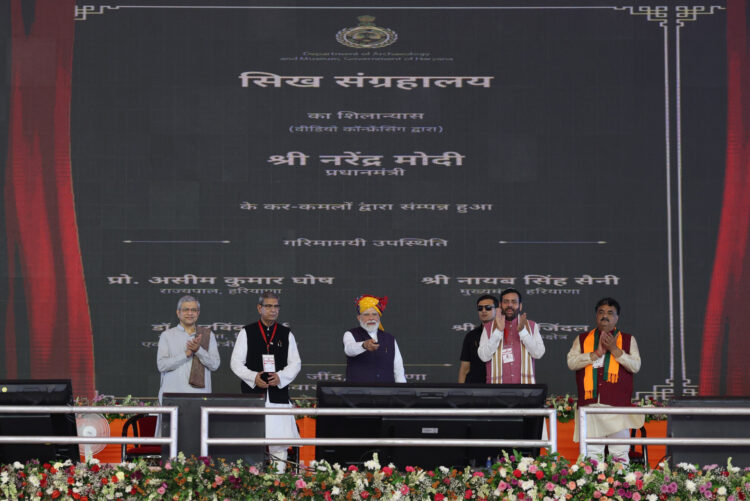 Prime Minister Shri Narendra Modi lays foundation stone and dedicates to the nation various development projects worth around ₹14,700 crore in Jind, Haryana